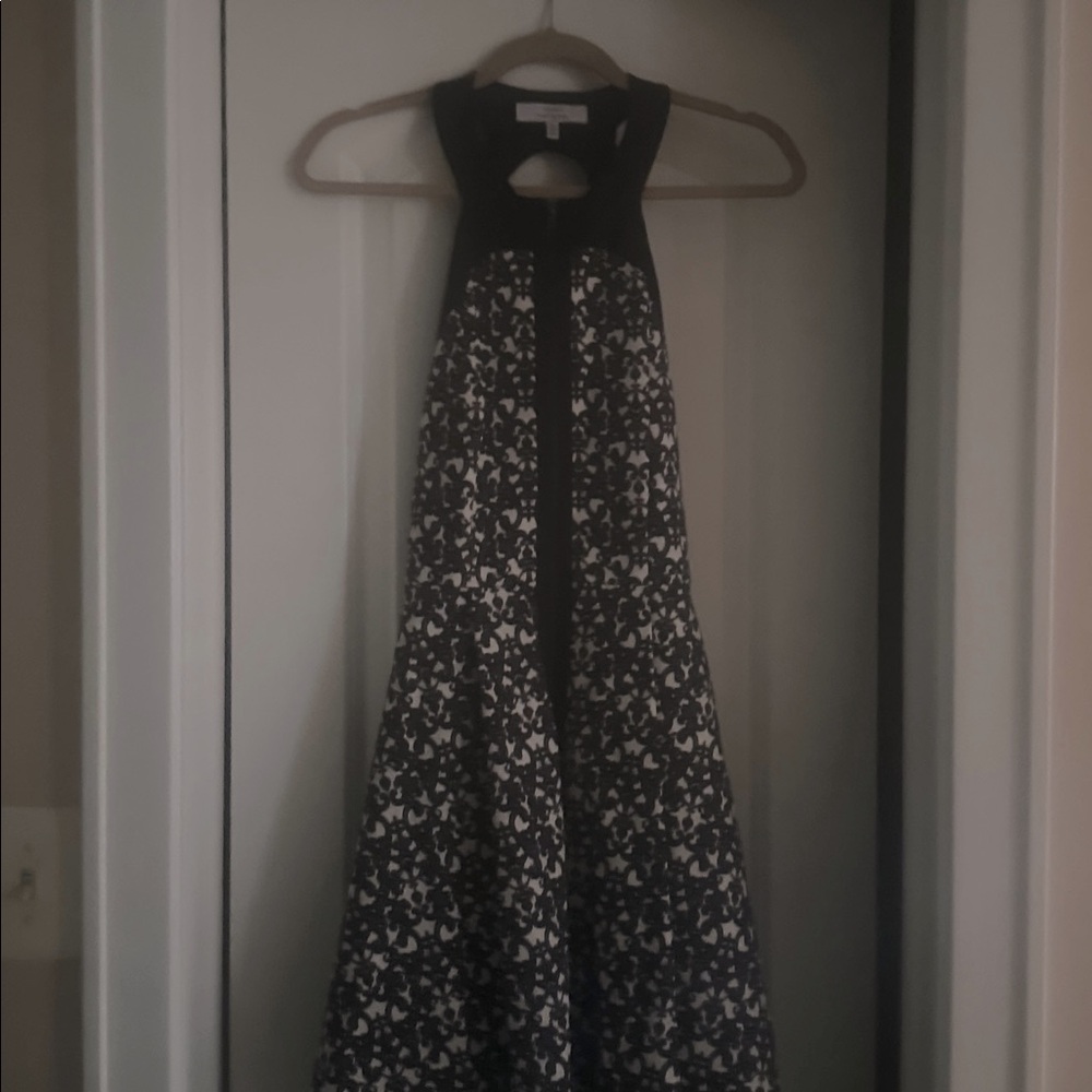 NWT  Robert Rodriquez Black and White Halter Dress - Picture 4 of 7